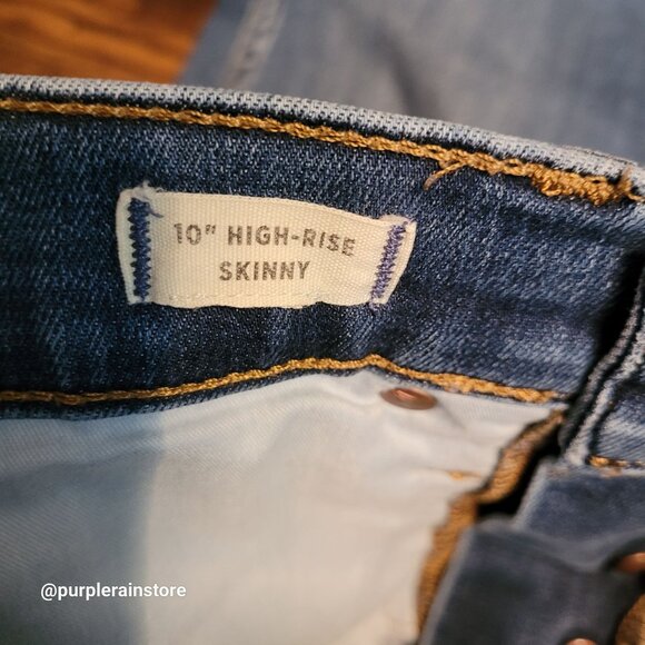 Madewell Jeans Size 28 Skinny 10" High Rise Tummy Control Medium Wash Denim - Picture 5 of 12